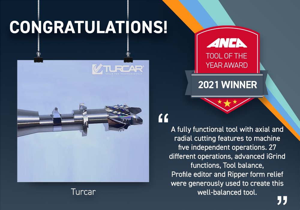 ANCA Tool of the Year 2021 kazananı: TURCAR fiziksel takım