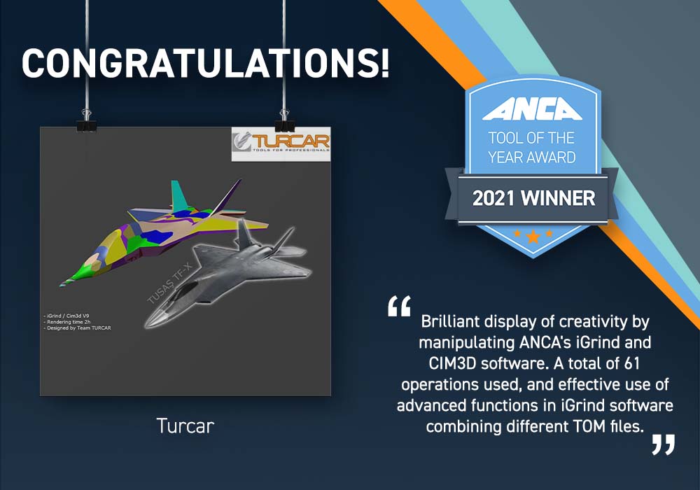 ANCA Tool of the Year 2021 kazananı: TURCAR sanal takım, TF-X modeli
